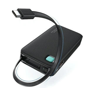 Kup Powerbank USAMS + zwijany kabel USB-C 10000 mAh PD 20W Fast Charge XY Series fioletowy - USA1177 - {ean13} - Sklep Home Screen