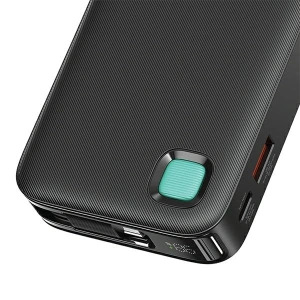 Kup Powerbank USAMS + zwijany kabel USB-C 10000 mAh PD 20W Fast Charge XY Series fioletowy - USA1177 - {ean13} - Sklep Home Screen