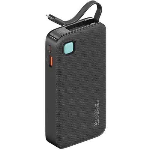 Kup USAMS Powerbank + kihúzható Lightning kábel 10000 mAh PD 20W Gyors Töltés XY Sorozat fekete - USA1179 - {ean13} - Sklep Home Screen