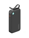 USAMS Powerbank + retractable Lightning cable 10000 mAh PD 20W Fast Charge XY Series black - Powerbanks - Usams