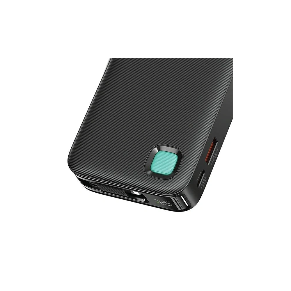 Powerbank USAMS + zwijany kabel Lightning 10000 mAh PD 20W Fast Charge XY Series czarny - Powerbanki - Usams