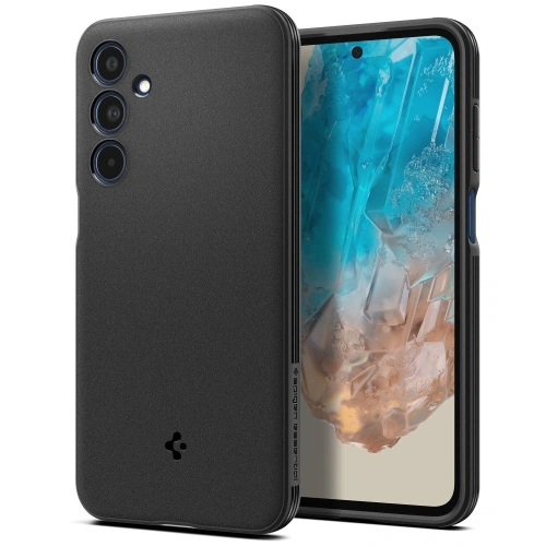 Kup Etui Spigen Essential Sandblast Samsung Galaxy M35 5G Matte Black - SPN16340 - {ean13} - Sklep Home Screen