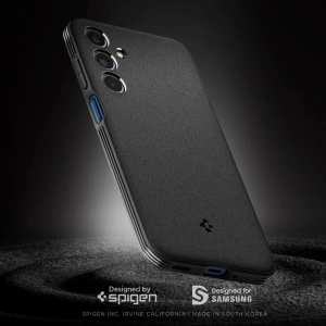 Kup Caz Spigen Essential Sandblast Samsung Galaxy M35 5G Negru Mat - SPN16340 - {ean13} - Sklep Home Screen