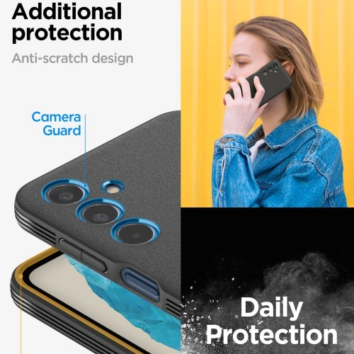 Kup Eset Spigen Essential Sandblast Samsung Galaxy M35 5G Matt Fekete - SPN16340 - {ean13} - Sklep Home Screen