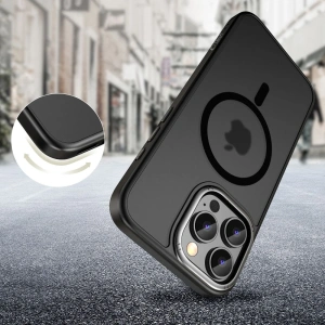 Kup Pouzdro Tech-Protect MagEdge MagSafe Apple iPhone 16 Pro Matná černá/Metalická šedá - THP3098 - {ean13} - Sklep Home Screen