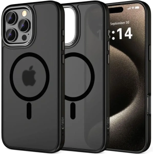 Kup Pouzdro Tech-Protect MagEdge MagSafe Apple iPhone 16 Pro Max Matná černá/Černý kov - THP3099 - {ean13} - Sklep Home Screen