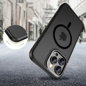Kup Pouzdro Tech-Protect MagEdge MagSafe Apple iPhone 16 Pro Max Matná černá/Černý kov - THP3099 - {ean13} - Sklep Home Screen