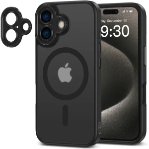 Kup Etui Tech-Protect MagCam MagSafe Apple iPhone 16 Matte Black - THP3100 - {ean13} - Sklep Home Screen