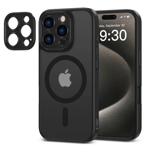 Kup Caz Tech-Protect MagCam MagSafe Apple iPhone 16 Pro Negru Mat - THP3101 - {ean13} - Sklep Home Screen