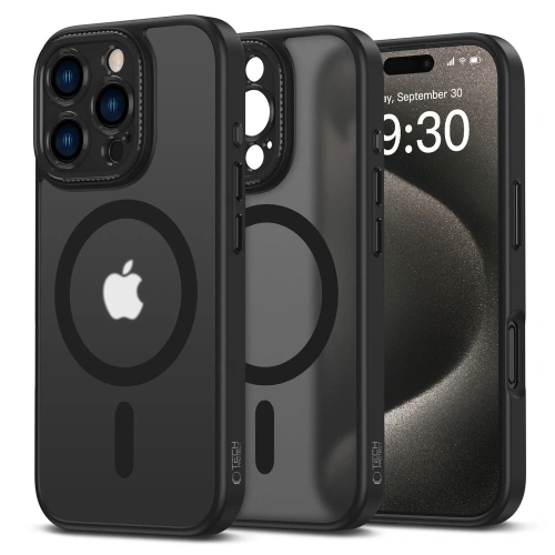 Buy Case Tech-Protect MagCam MagSafe Apple iPhone 16 Pro Max Matte Black - THP3102 - {ean13} - Home Screen Store Europe