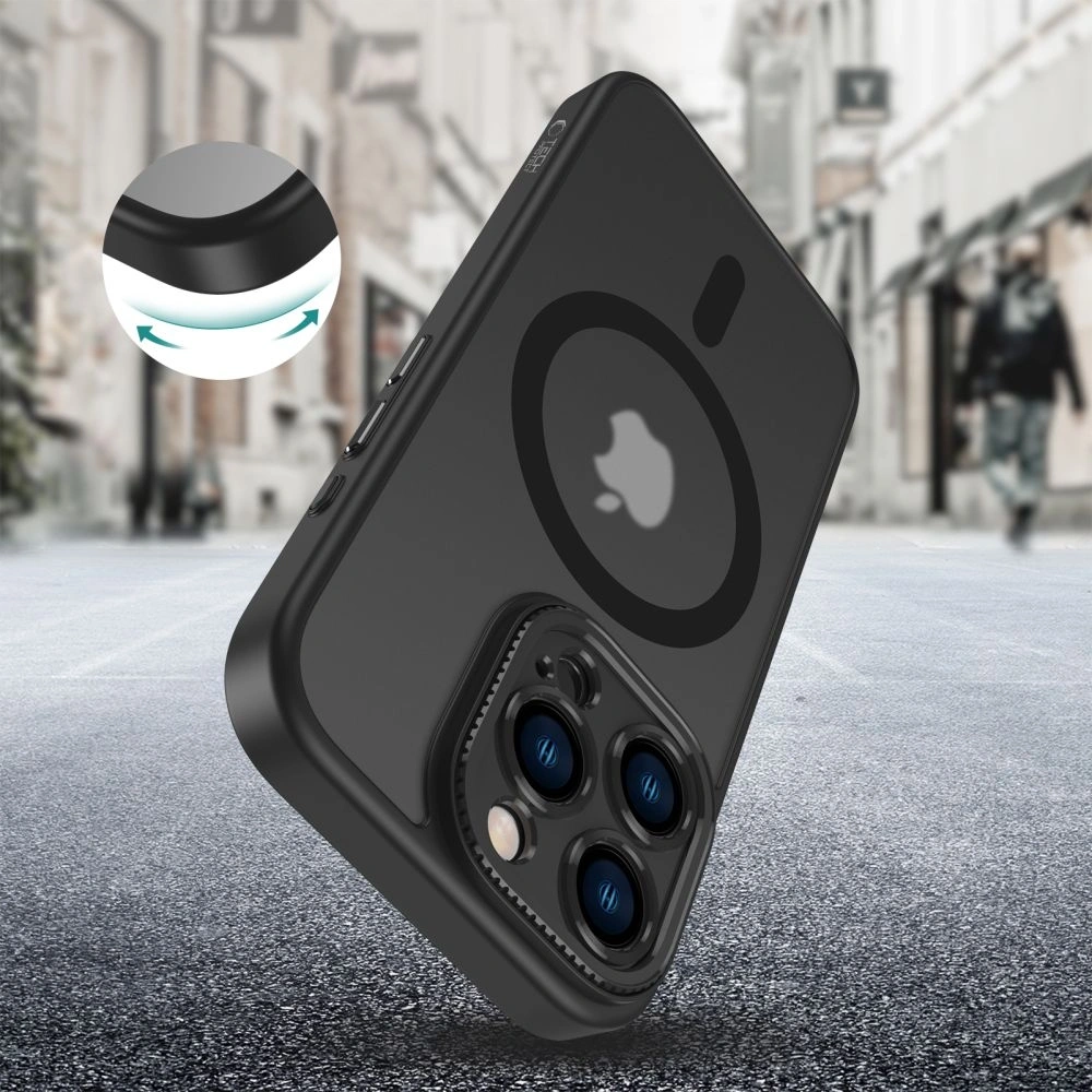 Etui Tech-Protect MagCam MagSafe Apple iPhone 16 Pro Max Matte Black - iPhone 16 Pro Max - Tech-Protect