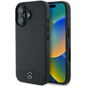 Kup Případ Mercedes MEHCP16MARMBK Apple iPhone 16 Plus tvrdý obal Kožený Urban černý - KLD21675 - {ean13} - Sklep Home Screen