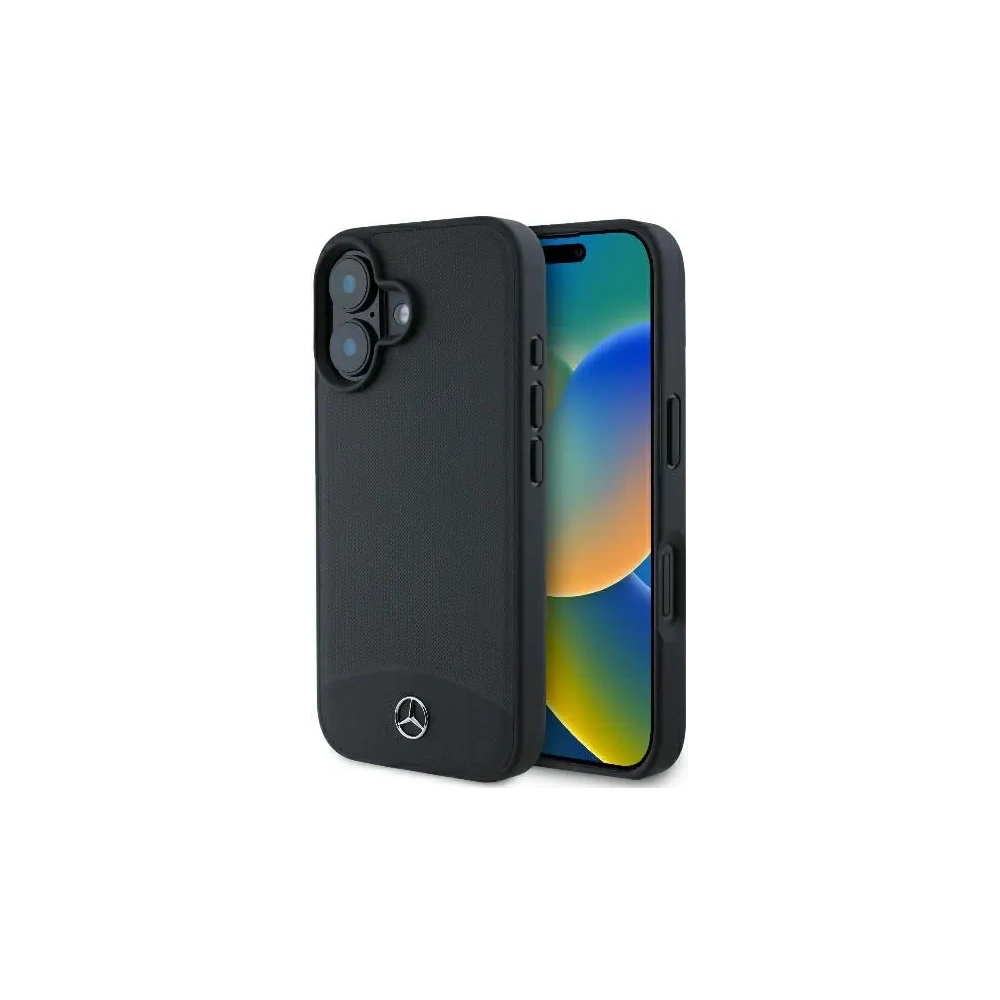 Etui Mercedes MEHCP16MARMBK Apple iPhone 16 Plus hardcase Leather Urban czarny - iPhone 16 Plus - Karl Lagerfeld