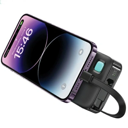 Kup Baterie externă USAMS + cablu Lightning retractabil 10000 mAh PD 20W Încărcare rapidă seria XY violet - USA1180 - {ean13} - Sklep Home Screen