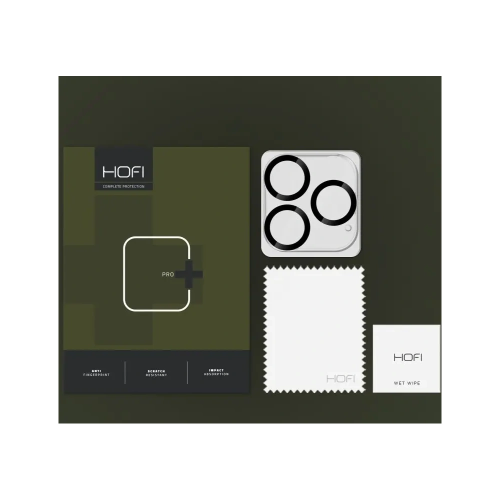 Szkło na obiektyw aparatu Hofi Cam Pro+ Apple iPhone 16 Pro / 16 Pro Max Clear - iPhone 16 Pro Max - Hofi