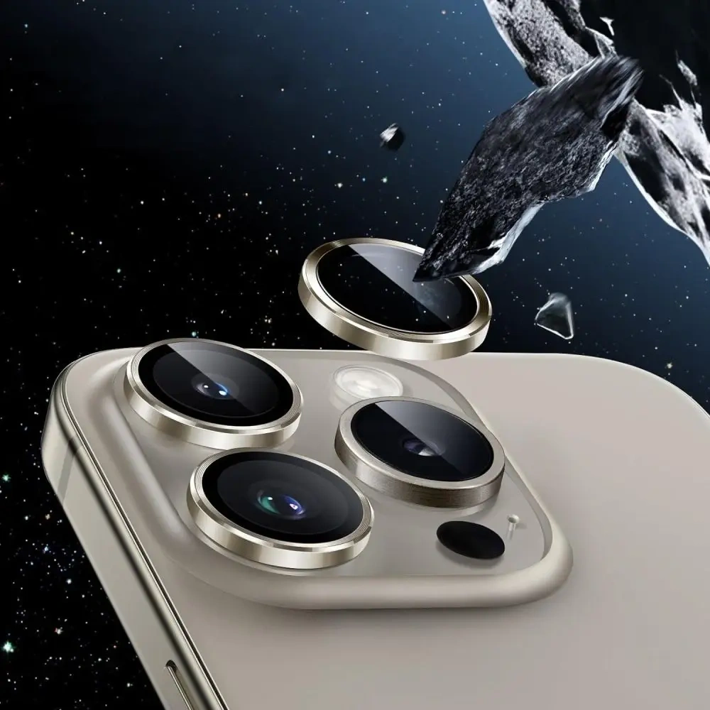 Szkło na obiektyw aparatu Hofi Camring Pro+ Apple iPhone 16 Pro / 16 Pro Max Black - iPhone 16 Pro Max - Hofi