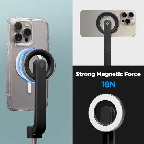 Kup Spigen S571W MagSafe Bluetooth Selfie Stick Tripod Negru - SPN16341 - {ean13} - Sklep Home Screen