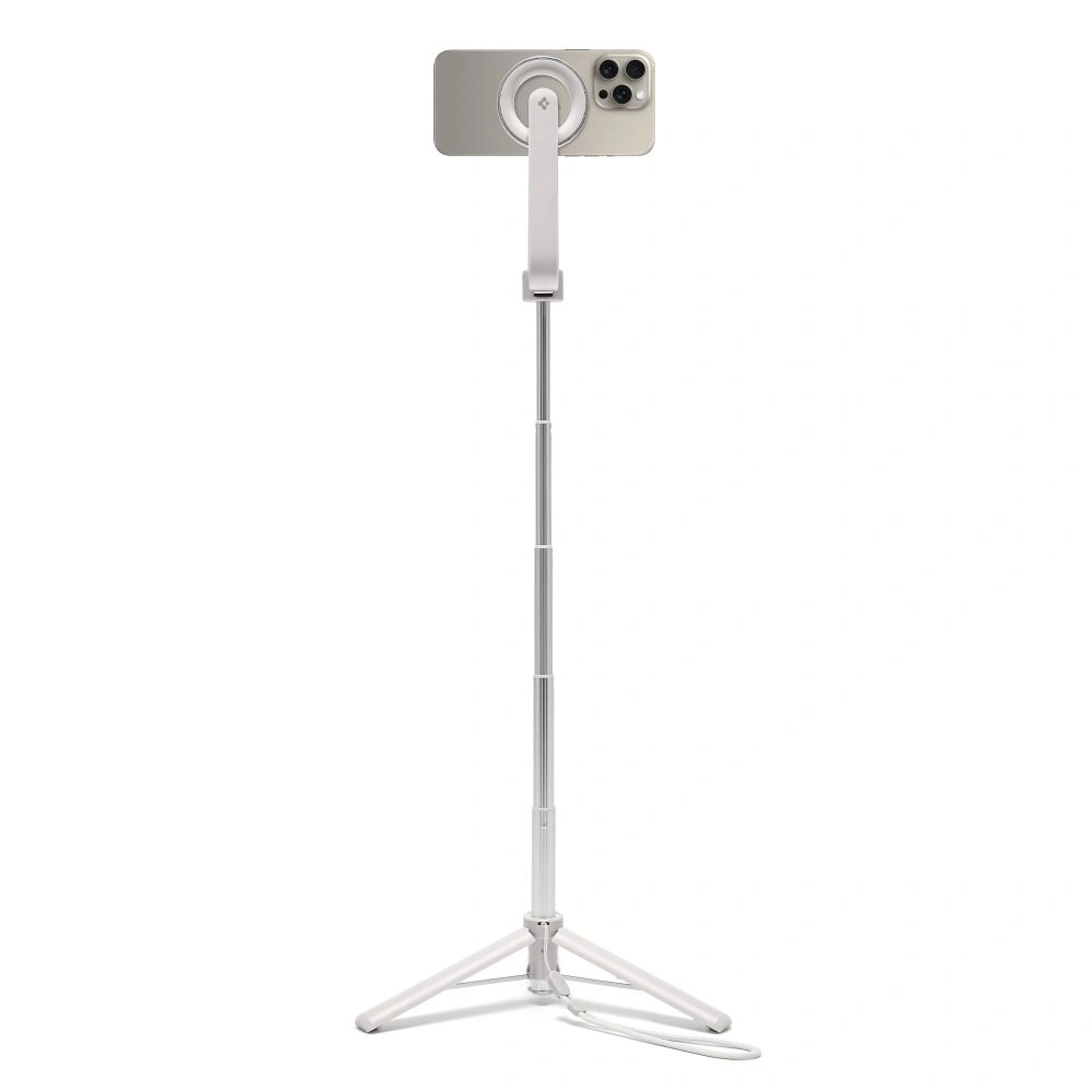 Kijek selfie Spigen S571W MagSafe Bluetooth Selfie Stick Tripod Dune Beige - Fotografia i filmowanie - Spigen