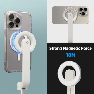 Buy Spigen S571W MagSafe Bluetooth Selfie Stick Tripod Dune Beige - SPN16342 - {ean13} - Home Screen Store Europe