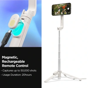 Buy Spigen S571W MagSafe Bluetooth Selfie Stick Tripod Dune Beige - SPN16342 - {ean13} - Home Screen Store Europe