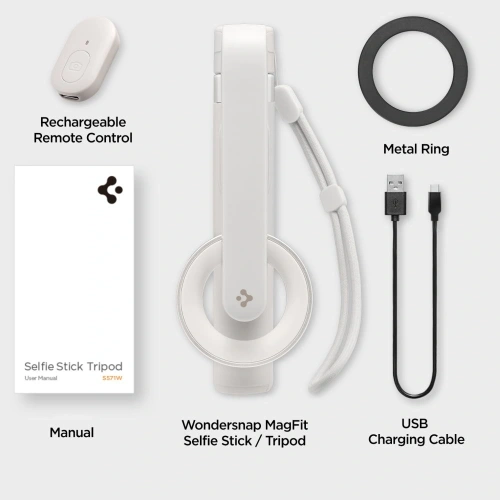 Kup Spigen S571W MagSafe Bluetooth Selfie-Stick Stativ Dune Beige - SPN16342 - {ean13} - Sklep Home Screen