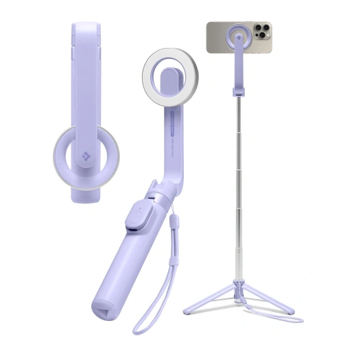 Buy Spigen S571W MagSafe Bluetooth Selfie Stick Tripod Lavender - SPN16343 - {ean13} - Home Screen Store Europe