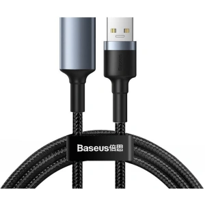 USB 3.0 hosszabbító kábel Baseus Cafule, 2A, 1m (fekete-szürke)