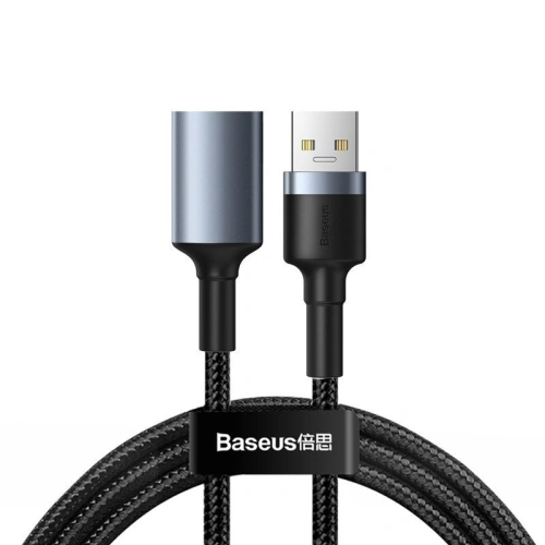 Kup Cablu prelungitor USB 3.0 Baseus Cafule, 2A, 1m (negru-gri) - BSU973BLKGRY - {ean13} - Sklep Home Screen