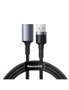 Cablu prelungitor USB 3.0 Baseus Cafule, 2A, 1m (negru-gri)