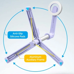 Kup Kijek selfie Spigen S571W MagSafe Bluetooth Selfie Stick Tripod Lavender - SPN16343 - {ean13} - Sklep Home Screen