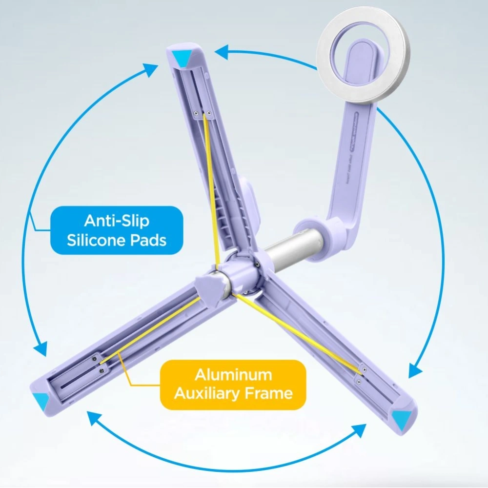 Kijek selfie Spigen S571W MagSafe Bluetooth Selfie Stick Tripod Lavender - Fotografia i filmowanie - Spigen