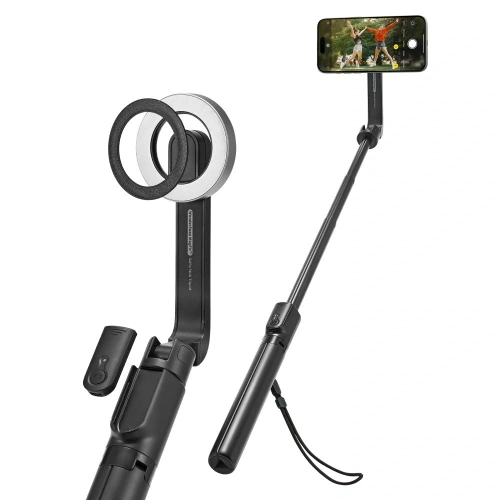 Kup Spigen S580W MagSafe Bluetooth Selfie-Stick Langer Stativ Schwarz - SPN16344 - {ean13} - Sklep Home Screen