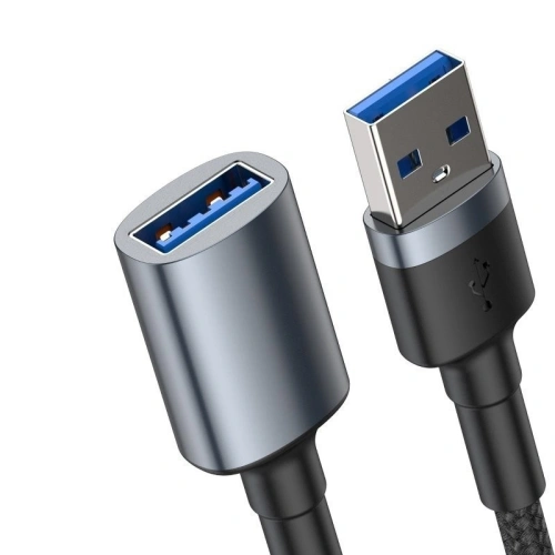 Kup USB 3.0 hosszabbító kábel Baseus Cafule, 2A, 1m (fekete-szürke) - BSU973BLKGRY - {ean13} - Sklep Home Screen