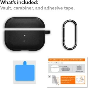 Kup Caseology Vault Apple Airpods Pro 1 / 2 Negru Mat - SPN16345 - {ean13} - Sklep Home Screen