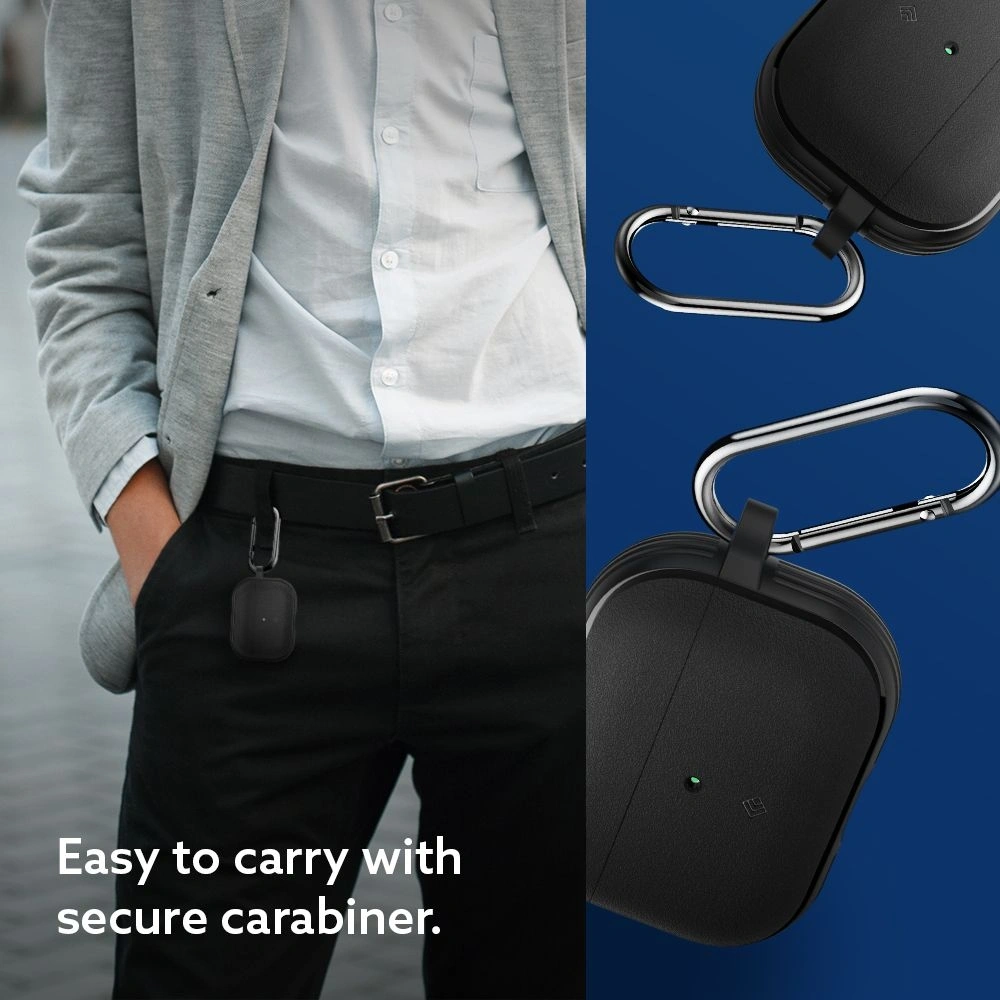 Etui Caseology Vault Apple Airpods Pro 1 / 2 Matte Black - AirPods Pro (2. generacji) - Spigen