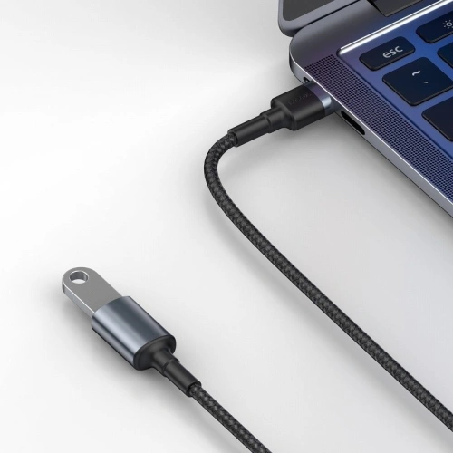 Kup Cablu prelungitor USB 3.0 Baseus Cafule, 2A, 1m (negru-gri) - BSU973BLKGRY - {ean13} - Sklep Home Screen