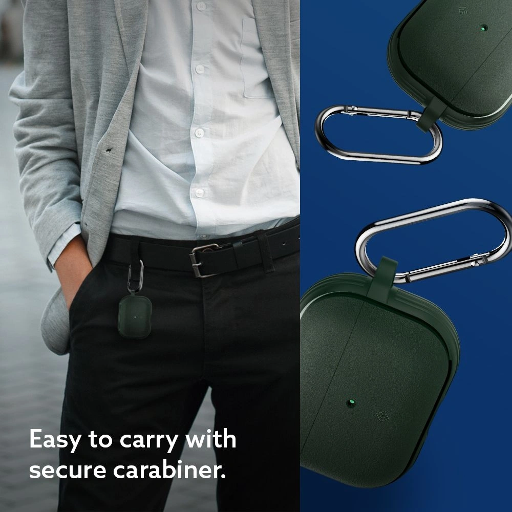 Etui Caseology Vault Apple Airpods Pro 1 / 2 Midnight Green - AirPods Pro (2. generacji) - Spigen