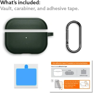 Etui Caseology Vault Apple Airpods Pro 1 / 2 Midnight Green - AirPods Pro (2. generacji) - Spigen