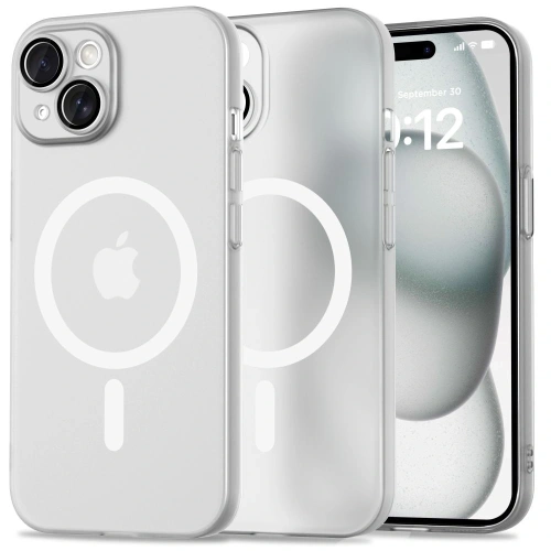 Kup Tech-Protect Magslim MagSafe Apple iPhone 15 Matná/Bílá - THP3115 - {ean13} - Sklep Home Screen