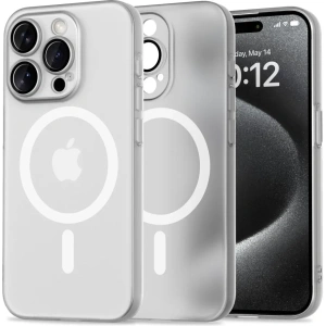 Kup Tech-Protect Magslim MagSafe Apple iPhone 15 Pro Matt/Weiß - THP3116 - {ean13} - Sklep Home Screen