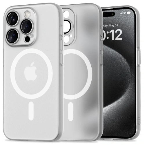 Kup Tech-Protect Magslim MagSafe Apple iPhone 15 Pro Matná/Bílá - THP3116 - {ean13} - Sklep Home Screen