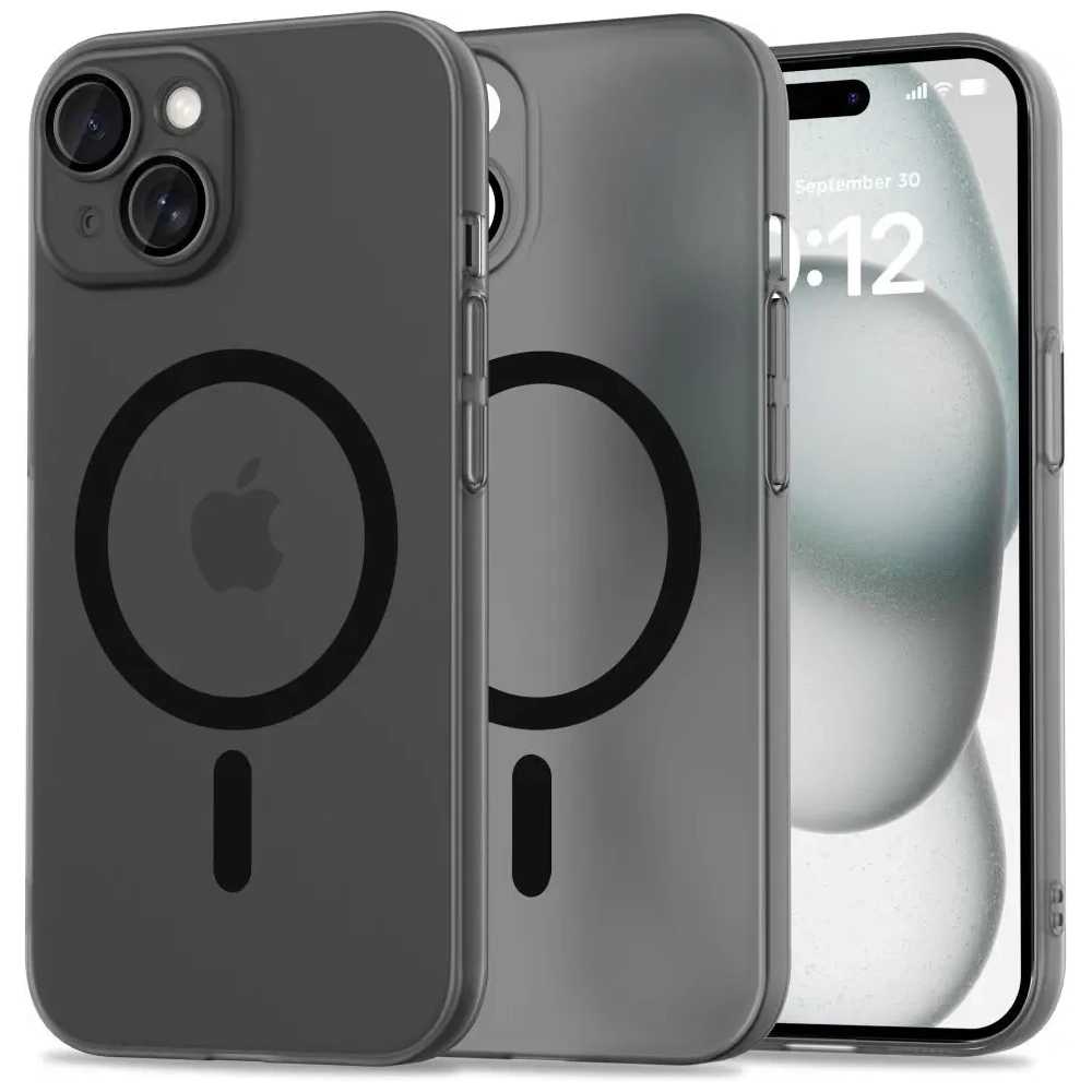 Etui Tech-Protect Magslim MagSafe Apple iPhone 15 Matte/Black - iPhone 15 - Tech-Protect