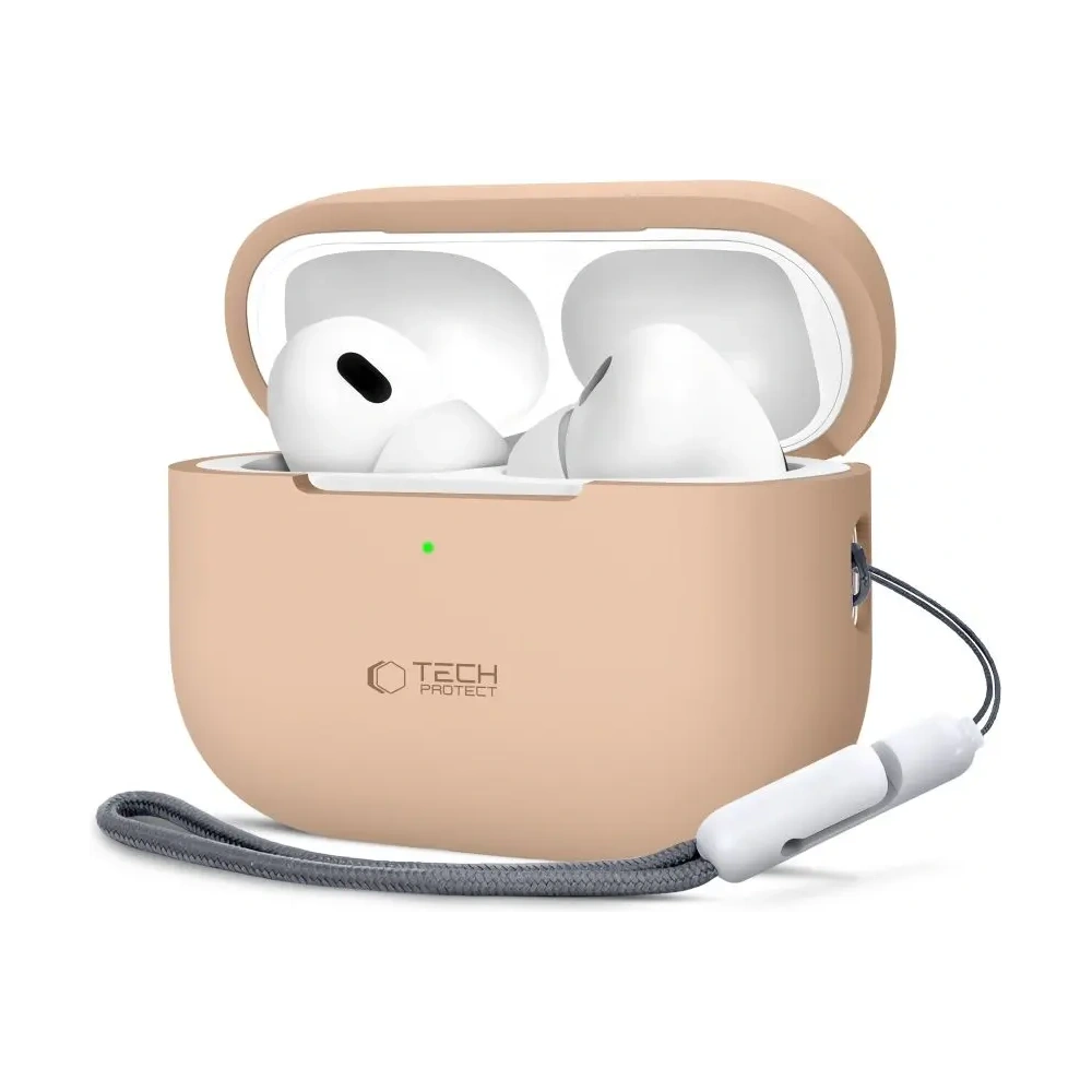 Etui Tech-Protect Silicone Apple Airpods Pro 1 / 2 Caffe Latte - AirPods Pro (2. generacji) - Tech-Protect