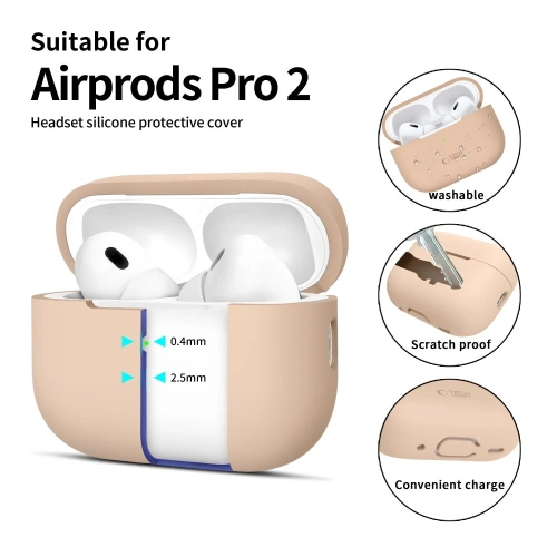 Kup Tech-Protect Silikon Apple Airpods Pro 1 / 2 Caffe Latte - THP3123 - {ean13} - Sklep Home Screen