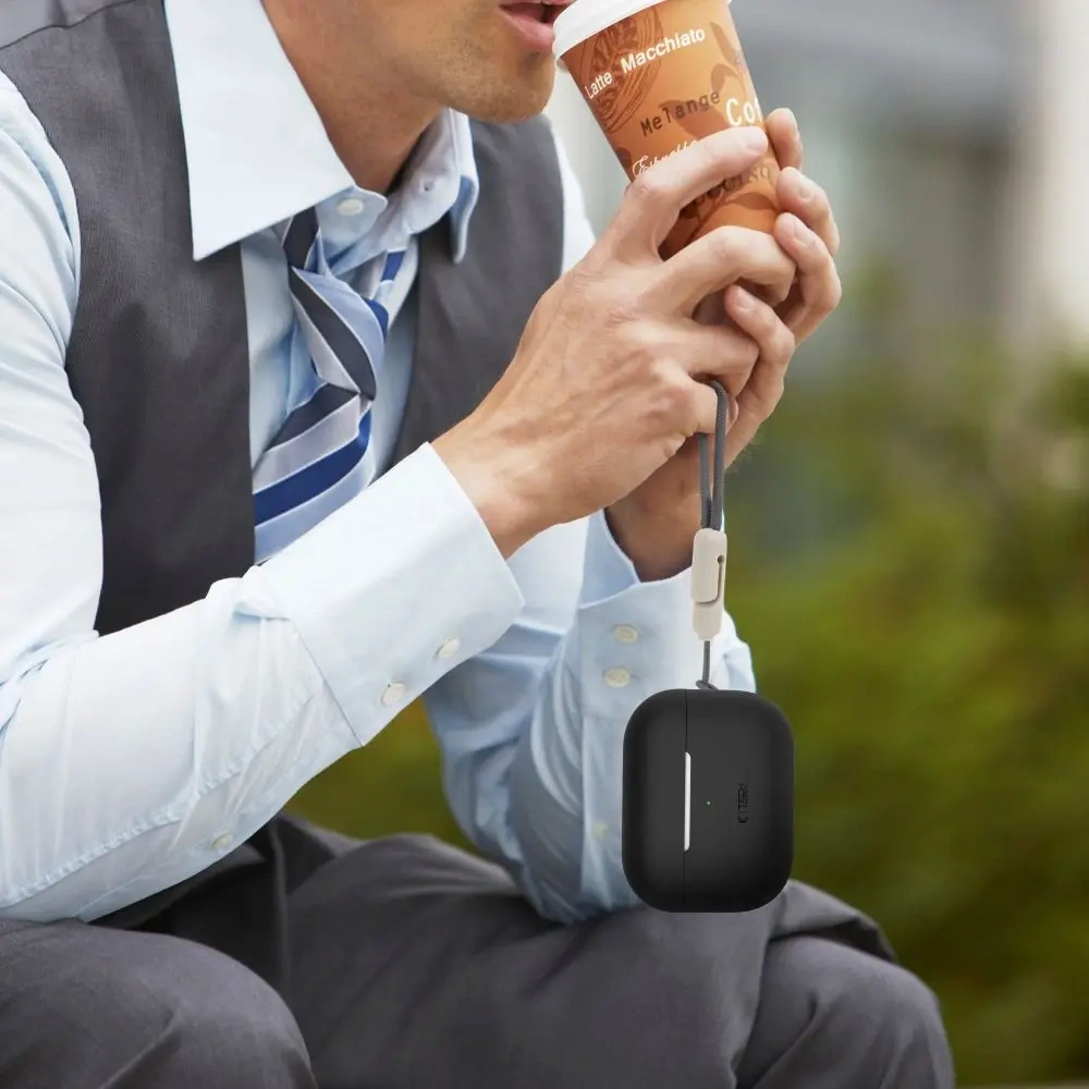 Etui Tech-Protect Silicone Apple Airpods Pro 1 / 2 Caffe Latte - AirPods Pro (2. generacji) - Tech-Protect