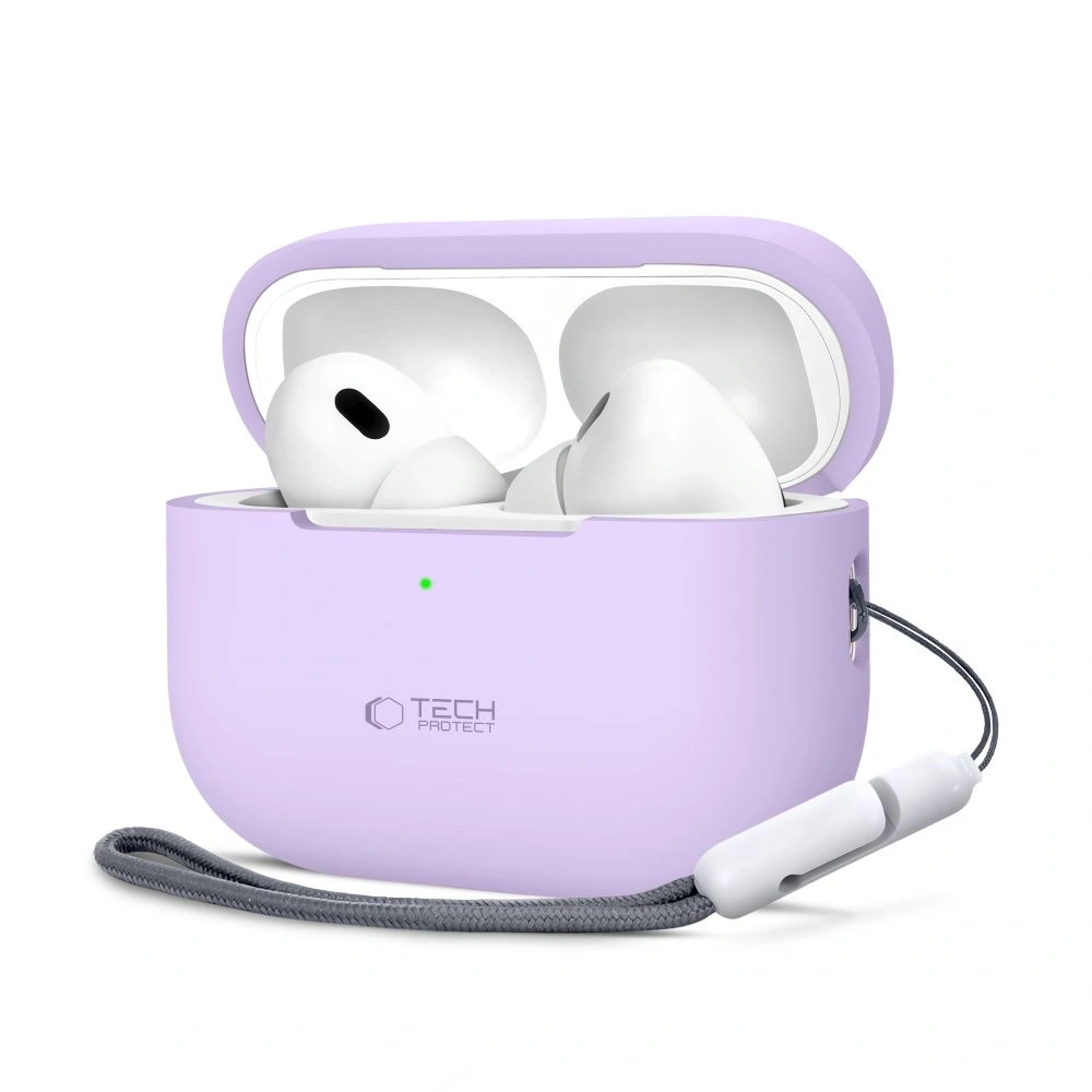 Etui Tech-Protect Silicone Apple Airpods Pro 1 / 2 Lavender - AirPods Pro (2. generacji) - Tech-Protect
