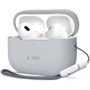 Kup Etui Tech-Protect Silicone Apple Airpods Pro 1 / 2 Crayon Grey - THP3126 - {ean13} - Sklep Home Screen