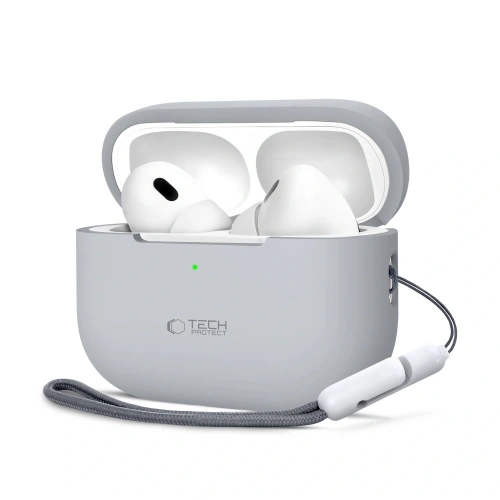 Kup Etui Tech-Protect Silicone Apple Airpods Pro 1 / 2 Crayon Grey - THP3126 - {ean13} - Sklep Home Screen