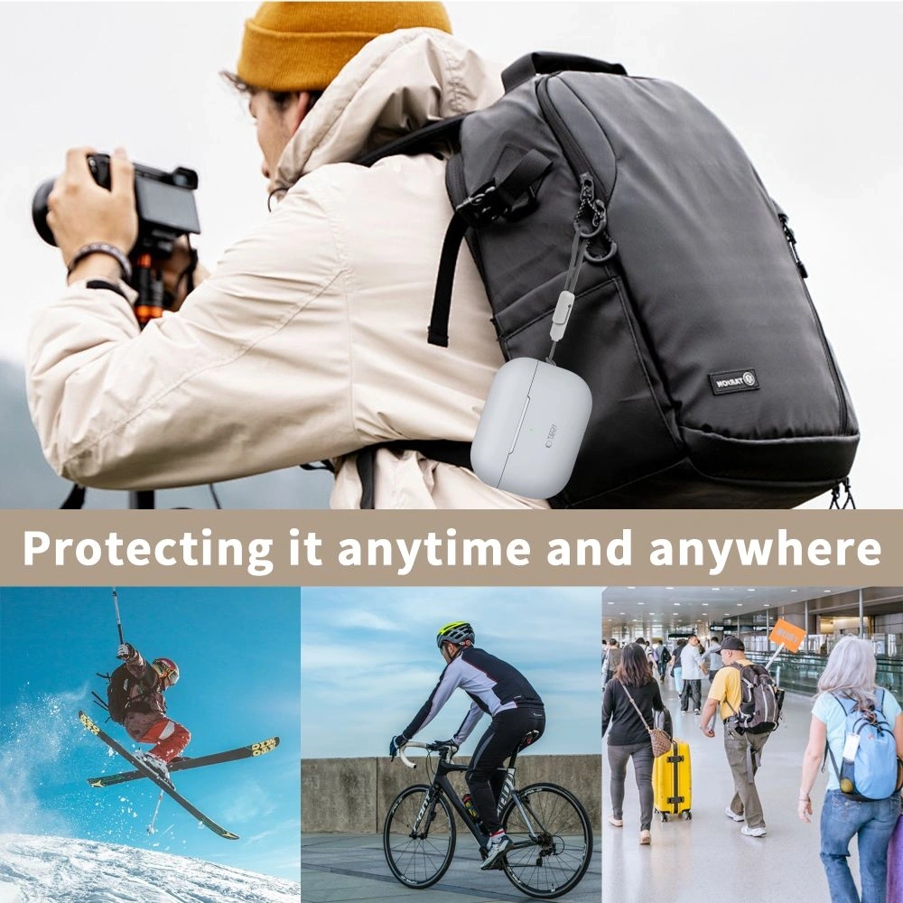 Etui Tech-Protect Silicone Apple Airpods Pro 1 / 2 Navy Blue - AirPods Pro (2. generacji) - Tech-Protect