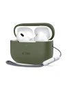 Tech-Protect Silicone Apple Airpods Pro 1 / 2 Olive Green - AirPods Pro (2 gen) - Tech-Protect